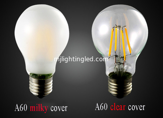 CINA Radura della luce di lampadina del filamento del LED A60 220V/vetro latteo coprire le lampadine incandescenti per le illuminazione dell'interno fornitore