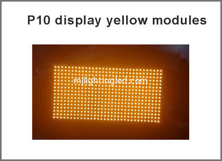 CINA I moduli del pixel di P10-Y accendono i moduli principale semi-all'aperto 320MM * 160MM 32 * di colore del monochrom di giallo del modulo pannello principale rosso 16 fornitore