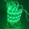 Il illuminazione competitivo dei moduli di SMD 5054 ha condotto i segni illuminati LED impermeabili di CC 12V della lampada di pubblicità di colore verde fornitore