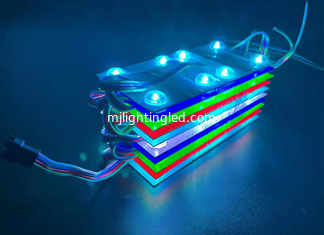 CINA modulo Fullcolor di 24V 4led rgb LED Blockchain che annuncia il modulo molle di Antivari di plafoniera del film della scatola di luce fornitore