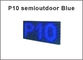 Luce blu semi-all'aperto 5V 32*16pixels del piatto P10 del bordo del modulo dell'esposizione principale P10 singola fornitore