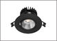 14W COB LED Downlight Regolabile Cob Recessed Spotlight Cutout 75mm Per illuminazioni interne fornitore